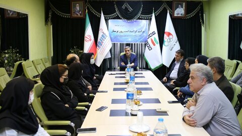 تجلیل از همکاران پرستار فدراسیون پزشکی ورزشی