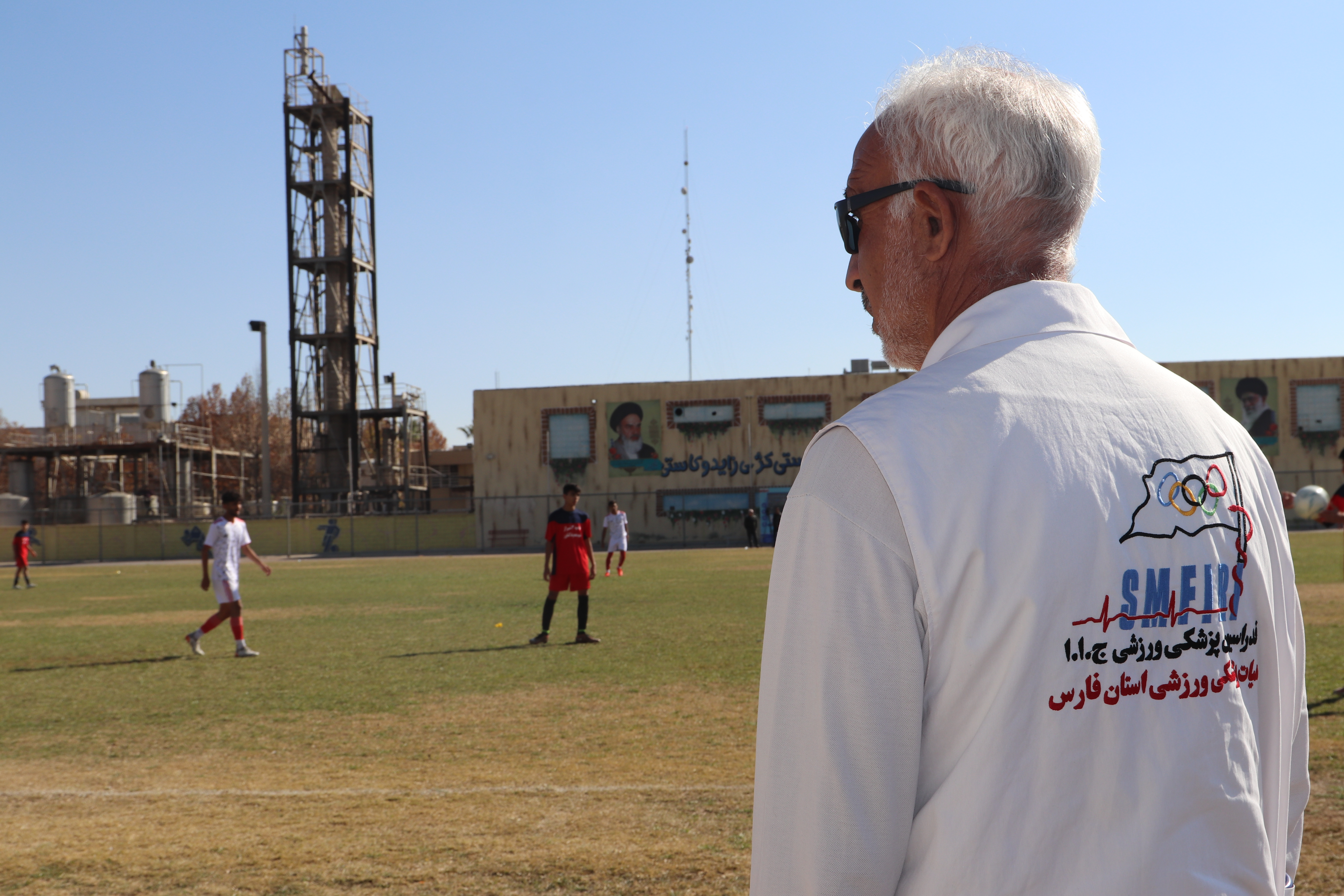 پوشش پزشکی رقابتهای فوتبال دانش آموزان فارس