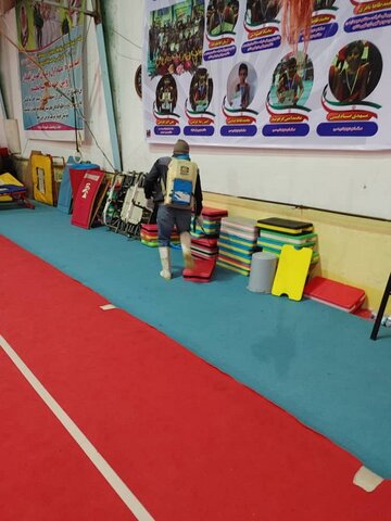 طرح ضدعفونی، سم پاشی، مه پاشی اماکن ورزشی در مازندران توسط هیات پزشکی ورزشی استان مازندران