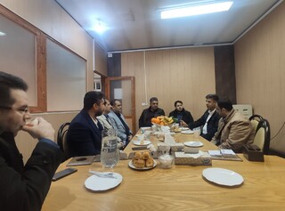 جلسه با شهردار منطقه 2 کرج و بازدید ایشان از هیات پزشکی ورزشی استان البرز