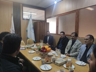 جلسه با شهردار منطقه 2 کرج و بازدید ایشان از هیات پزشکی ورزشی استان البرز
