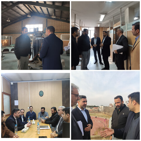 ‌‌حضور دکتر فروغی مدیر کل اداره ورزش و جوانان استان البرز و هیات همراه در هیات پزشکی ورزشی استان البرز.