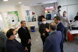 پیگیری پویش اهدای خون با حضور رئیس و دبیر فدراسیون پزشکی ورزشی