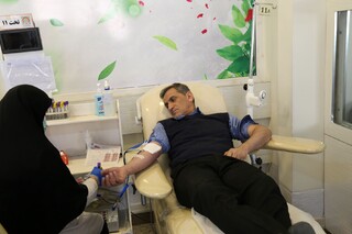 پیگیری پویش اهدای خون با حضور رئیس و دبیر فدراسیون پزشکی ورزشی