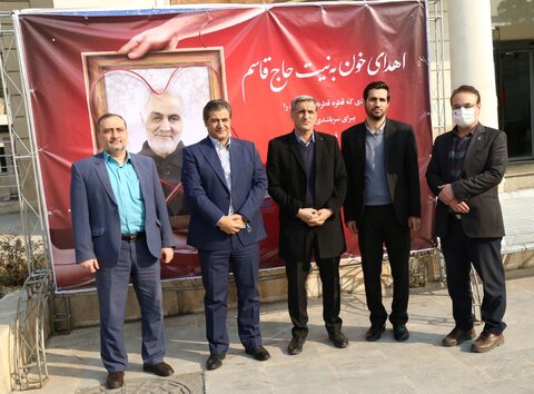 پیگیری پویش اهدای خون با حضور رئیس و دبیر فدراسیون پزشکی ورزشی