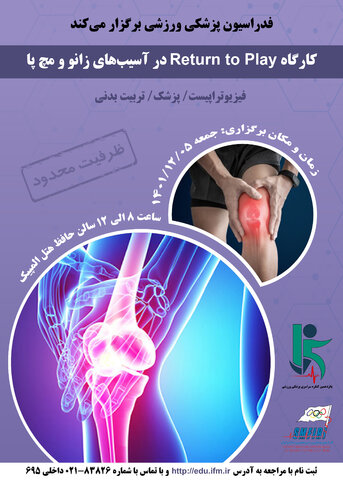 پوسترهای کارگاه های پانزدهمین کنگره سراسری پزشکی ورزشی