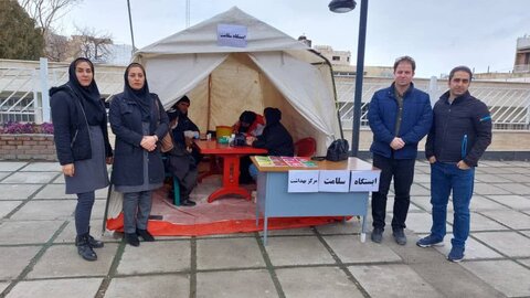 برپایی ایستگاه تندرستی در شهرستان بوکان