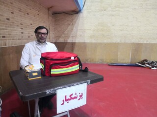 پوشش پزشکی رقابتهای ورزشی دانش آموزش پسر کشور توسط هیات پزشکی ورزشی فارس