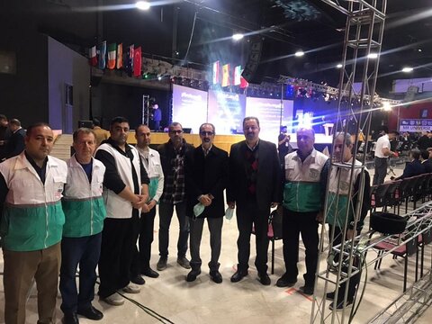 پوشش پزشکی مسابقات مستر یونیورس بدنسازی و پرورش اندام