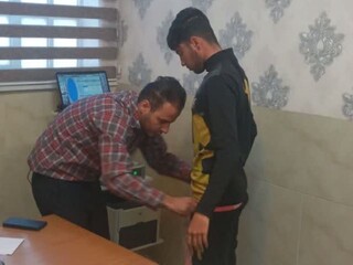 انجام تست بادی کامپوزیشن 32 نفر از بازیکنان تیم فوتبال بامداد شهرستان اراک