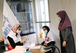 معاینات تیم ملی بسکتبال با ویلچر