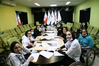 معاینات تیم ملی بسکتبال با ویلچر