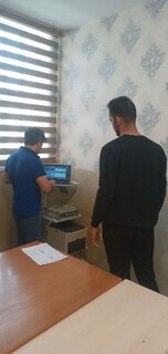 انجام تست بادی کامپوزیشن برای ورزشکاران تیم فوتسال آلومینیوم