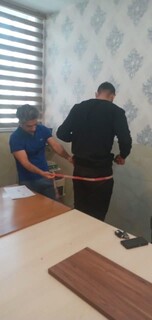 انجام تست بادی کامپوزیشن برای ورزشکاران تیم فوتسال آلومینیوم