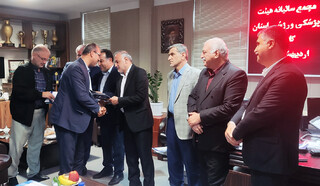 تجلیل از همکاران هیات پزشکی ورزشی گلستان با حضور دکتر نوروزی رئیس فدراسیون