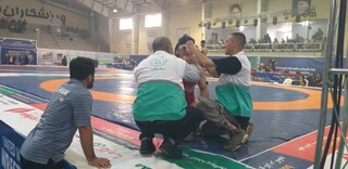 پوشش پزشکی مسابقات عبداله موحد