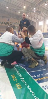 پوشش پزشکی مسابقات عبداله موحد