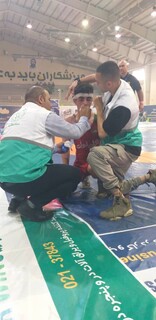 پوشش پزشکی مسابقات عبداله موحد