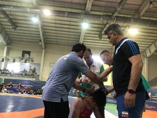 پوشش پزشکی مسابقات عبداله موحد