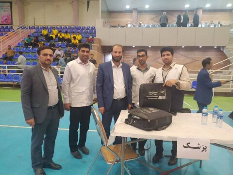 پوشش پزشکی مسابقات بوکس قهرمانی جوانان کشور توسط هیات پزشکی ورزشی لرستان