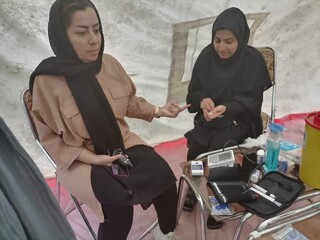 برپایی ایستگاه تندرستی به مناسبت روز خانواده