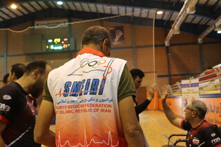 پوشش پزشکی رقابتهای والیبال دانشگاه های آزاد اسلامی کشور توسط هیات پزشکی ورزشی فارس