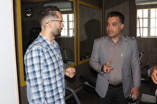 بازدید رئیس و نایب رئیس هیات وزنه برداری و کراسفیت  از مرکز بازگشت به تمرین هیات پزشکی ورزشی فارس