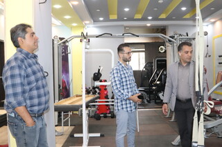 بازدید رئیس و نایب رئیس هیات وزنه برداری و کراسفیت  از مرکز بازگشت به تمرین هیات پزشکی ورزشی فارس