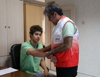 معاینات تیم ملی واترپلو جوانان در آستانه مسابقات جهانی رومانی