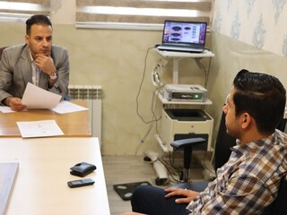 مشاوره تغذیه و انجام تست بادی کامپوزیشن