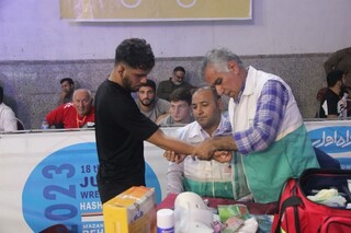 گزارش تصویری : پوشش پزشکی هجدهمین دوره مسابقات بین المللی کشتی آزاد جوانان جام شهید هاشمی نژاد ، توسط هیات پزشکی ورزشی استان مازندران/ شهرستان بهشهر