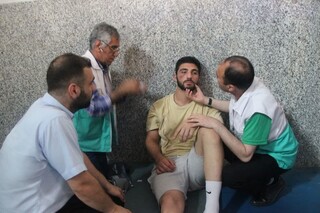 گزارش تصویری : پوشش پزشکی هجدهمین دوره مسابقات بین المللی کشتی آزاد جوانان جام شهید هاشمی نژاد ، توسط هیات پزشکی ورزشی استان مازندران/ شهرستان بهشهر