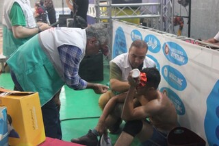 گزارش تصویری : پوشش پزشکی هجدهمین دوره مسابقات بین المللی کشتی آزاد جوانان جام شهید هاشمی نژاد ، توسط هیات پزشکی ورزشی استان مازندران/ شهرستان بهشهر