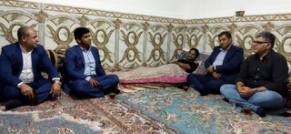 عیادت دبیر فدراسیون پزشکی ورزشی از ورزشکار ضایعه نخاعی در زاهدان