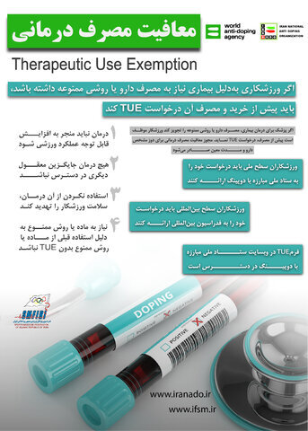 ورزشکاران پیش از مصرف چه داروهایی باید فرم معافیت مصرف درمانی(TUE) را تکمیل کنند؟