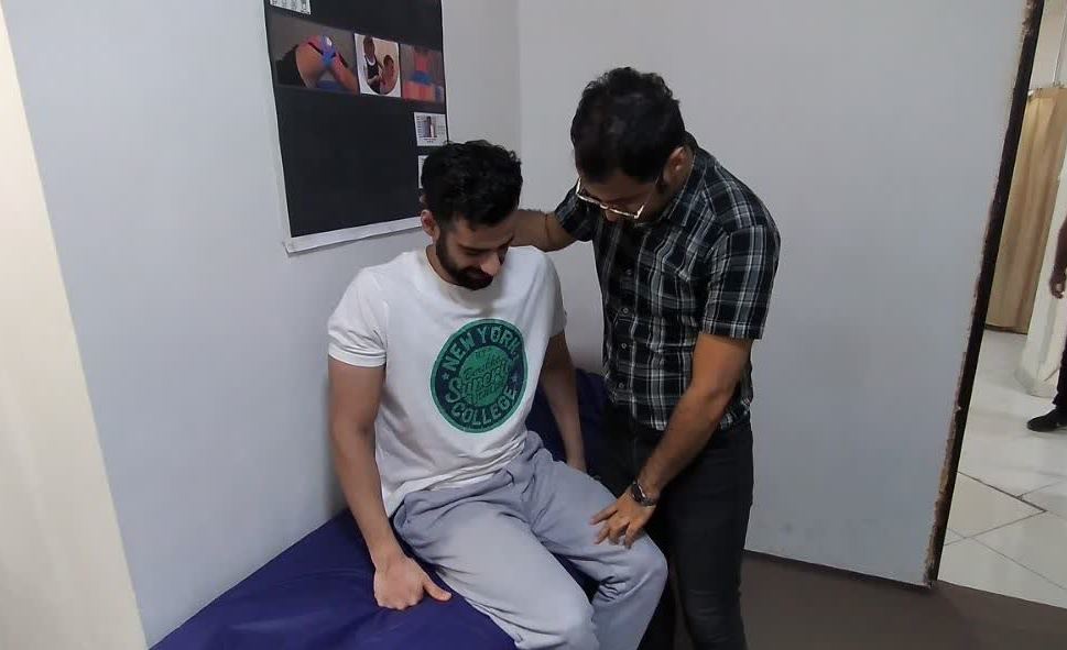 حضور سید امیر محمد کاظمی ، در کلینیک هیات پزشکی ورزشی مازندران