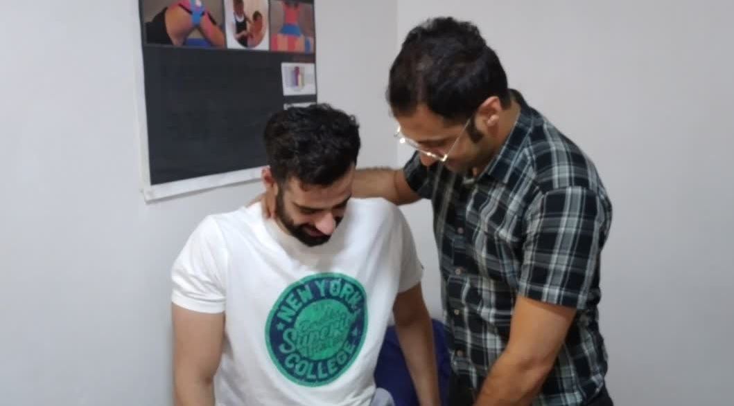 حضور سید امیر محمد کاظمی ، در کلینیک هیات پزشکی ورزشی مازندران