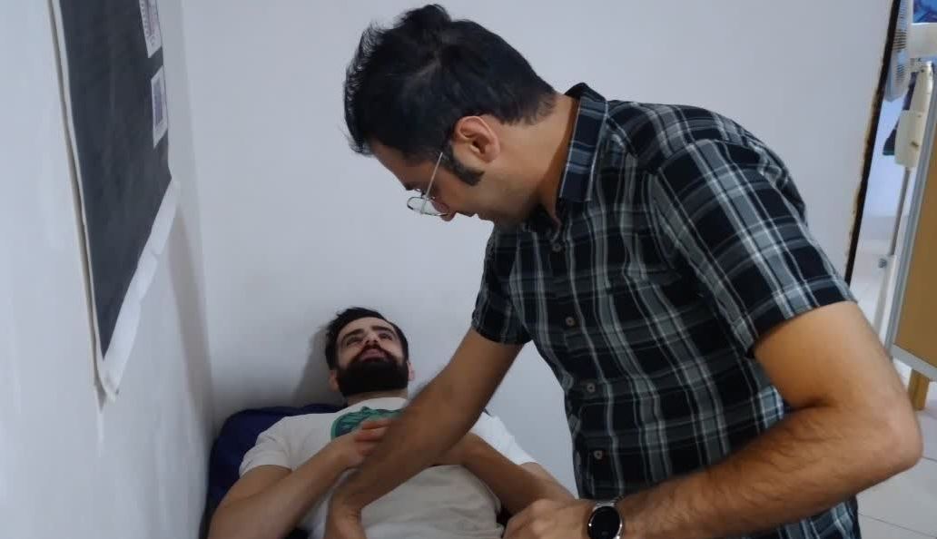 حضور سید امیر محمد کاظمی ، در کلینیک هیات پزشکی ورزشی مازندران
