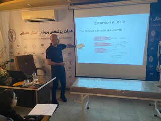 دوره اصلی ماساژ ورزشی(ویژه بانوان وآقایان) در هیأت پزشکی ورزشی استان گیلان‌ یکشنبه ۱۴۰۲/۴/۱۱ تیر در ساعت  ۸:۳۰ صبح در سالن آموزش هیات پزشکی ورزشی آغاز شد