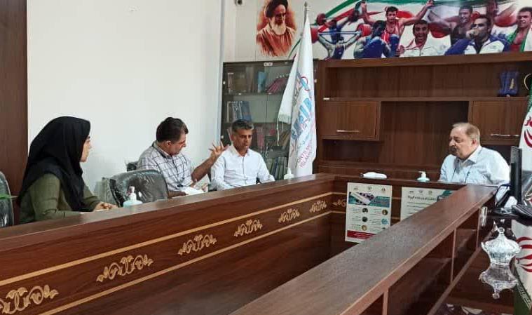  حضور دکتر رحیم درزی خلردی رئیس هیات فوتبال استان در هیات پزشکی ورزشی مازندران