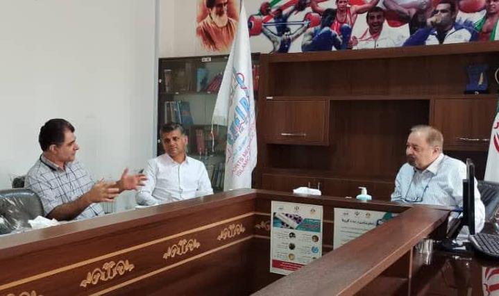  حضور دکتر رحیم درزی خلردی رئیس هیات فوتبال استان در هیات پزشکی ورزشی مازندران