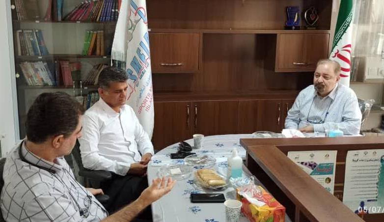  حضور دکتر رحیم درزی خلردی رئیس هیات فوتبال استان در هیات پزشکی ورزشی مازندران