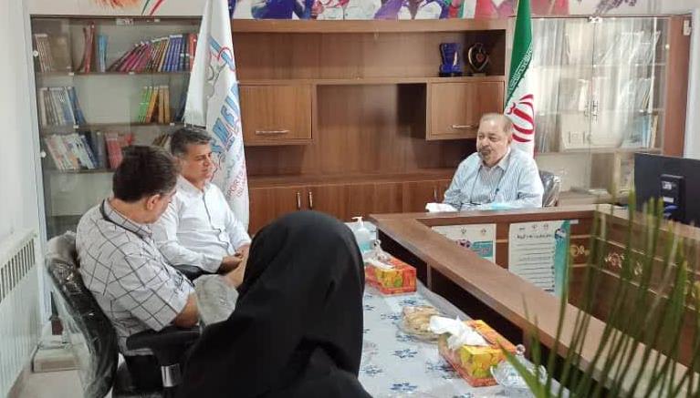  حضور دکتر رحیم درزی خلردی رئیس هیات فوتبال استان در هیات پزشکی ورزشی مازندران