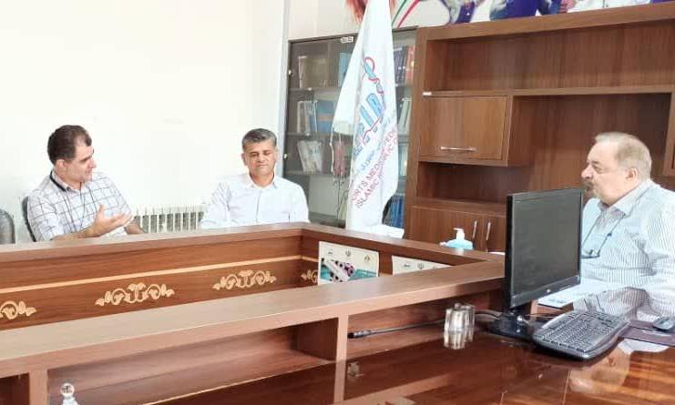  حضور دکتر رحیم درزی خلردی رئیس هیات فوتبال استان در هیات پزشکی ورزشی مازندران