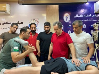 دوره آموزشی ماساژ ورزشی با برگزاری آزمون های تئوری و عملی در روز جمعه به تاریخ ۱۴۰۲/۴/۱۶ به کار خود پایان داد.