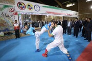 بازدید کیومرث هاشمی و محمود خسروی وفا از اردوی تیم ملی کاراته
