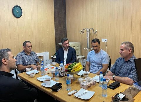 نشست مشترک اعضای شورای شهر و ورزش شهرداری محمدشهر با هیأت پزشکی استان البرز
