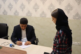 پایش سلامت ورزشکاران دختر تیم هاکی استان