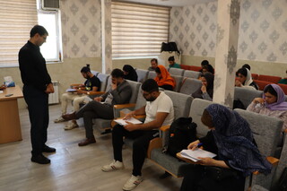 آزمون پایانی دوره امدادگری مرداد ماه 1402  برگزار شد.