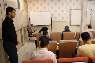 آزمون پایانی دوره امدادگری مرداد ماه 1402  برگزار شد.